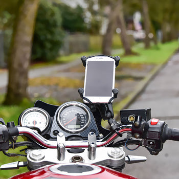 RAM® X-Grip® Large Phone Mount with Handlebar U-Bolt Base - Short