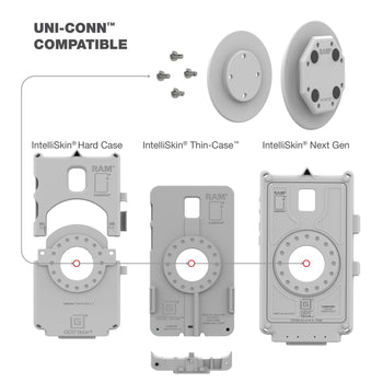 GDS® Uni-Conn™ Adapter for IntelliSkin® - Gray