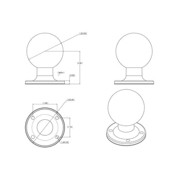 RAM-D-254U:RAM-D-254U_2:RAM Round AMPS Plate with Ball