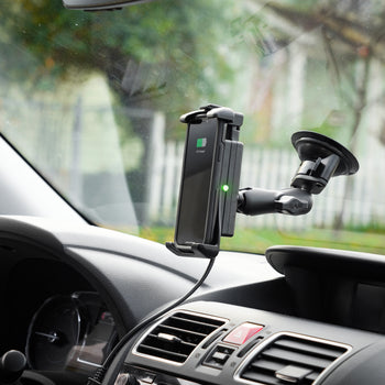 RAM® Quick-Grip™ 15W Waterproof Wireless Charging Suction Cup Mount