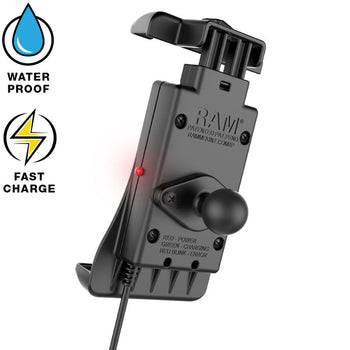 RAM® Quick-Grip™ 15W Waterproof Wireless Charging Holder with Ball