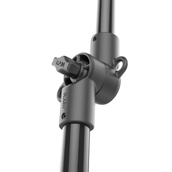 RAM® Tough-Pole™ Camera Mount with Double Pipe & RAM® Track-Node™ Base