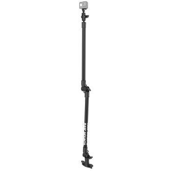 RAM® Tough-Pole™ 48" Camera Mount with Double Pipe & Dual Track Base