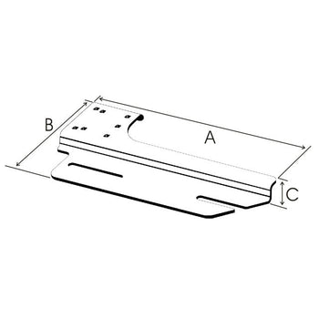 RAM-VB-177:RAM-VB-177_2:RAM No-Drill™ Vehicle Base for '07-10 Dodge Avenger + More