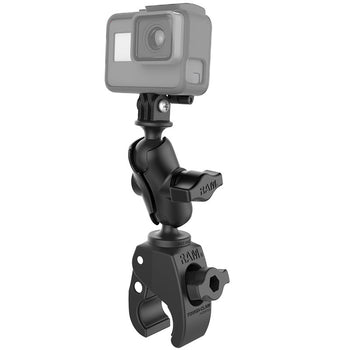 RAM® Tough-Claw™ Clamp Mount with Action Camera Adapter - aluminium