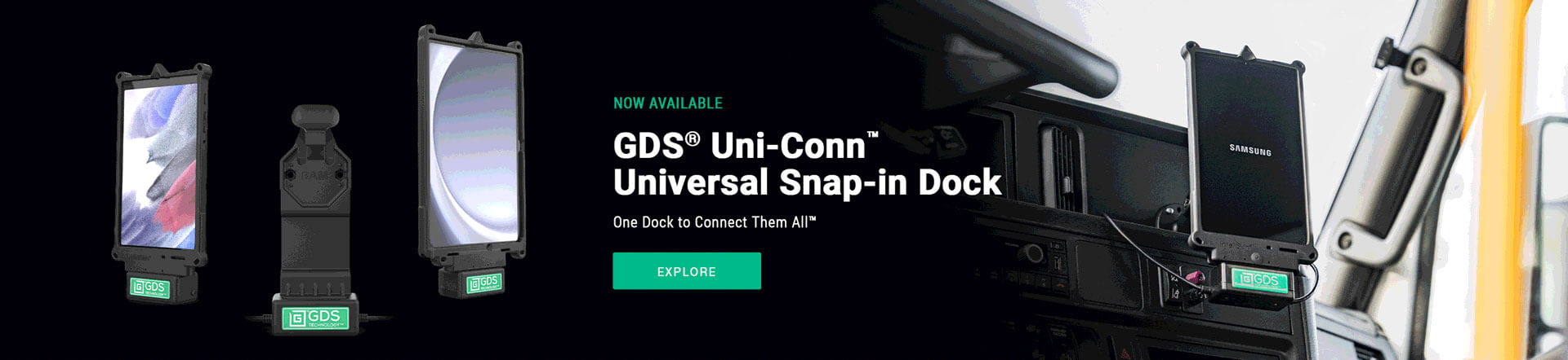 GDS® Uni-Conn™ Universal Snap-in Dock